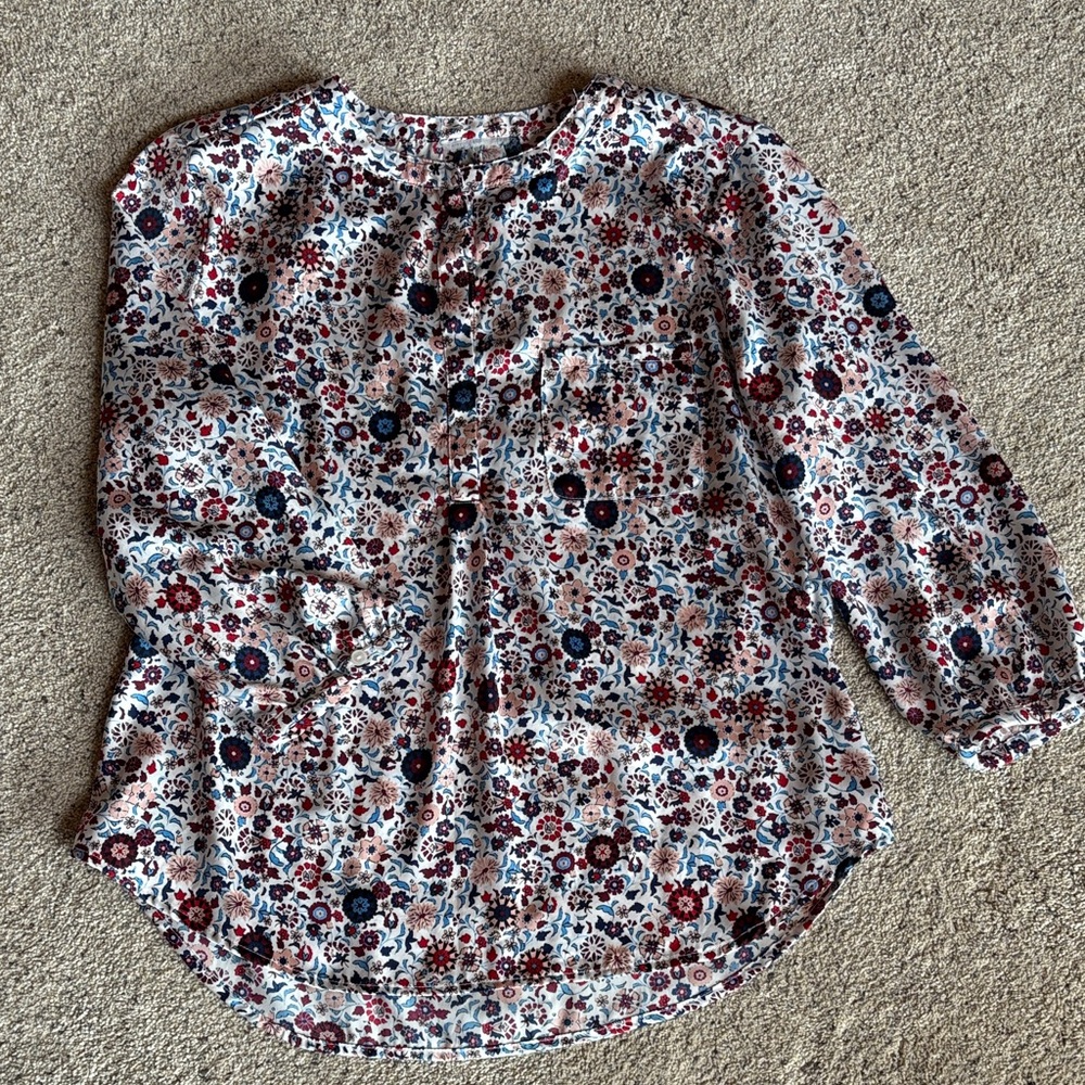 Floral Print Women's Top